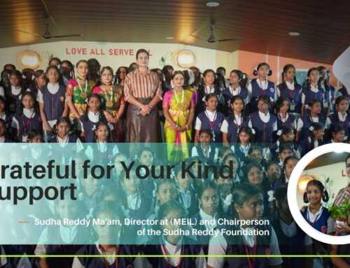 Nurturing Education and Self-Reliance: Srimathi Sudha Reddy Garu at Sai Seva Sangh